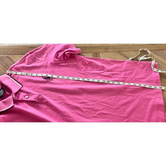 POLO‎ GOLF Ralph Lauren Pink Shirt Mens XL Pima Big Pony Vintage Rio Secco Club - Picture 8 of 8